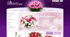 Desktop Screenshot of florarie.ro